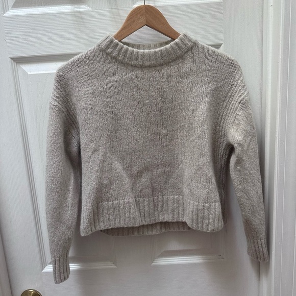 Part Two Copenhagen beige tan crew sweater layering XS - Picture 1 of 8